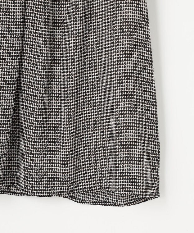 ANY SIS 【WEB限定】エニポカシリーズVネック ブラウス 千鳥