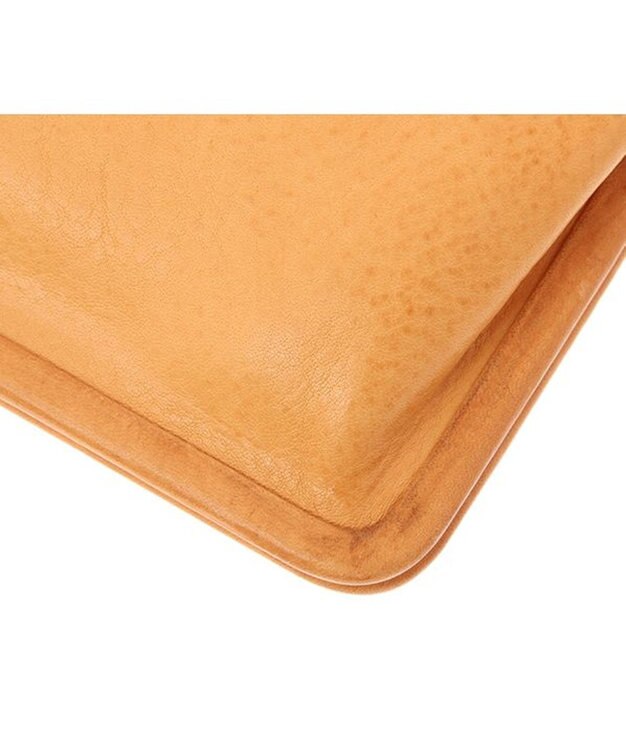 genten トスカ 口金長財布 ヌメベージュ