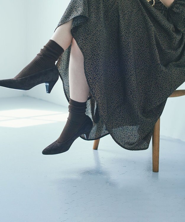 ANY 【洗濯機可能/ウエストゴム】ウエストギャザー ワンピース フラワー