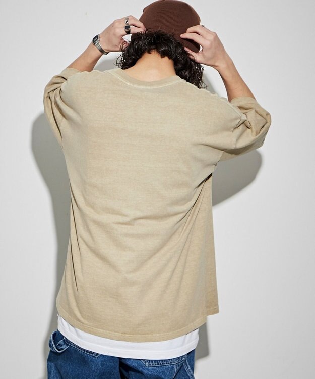 WEGO ピグメントダメージアップリケT（S） ベージュ