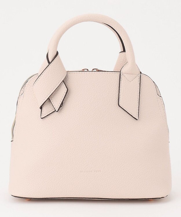 LA BAGAGERIE 【maison vert】 【超軽量/多収納】リボンハンドル2WAYバッグ アイボリー