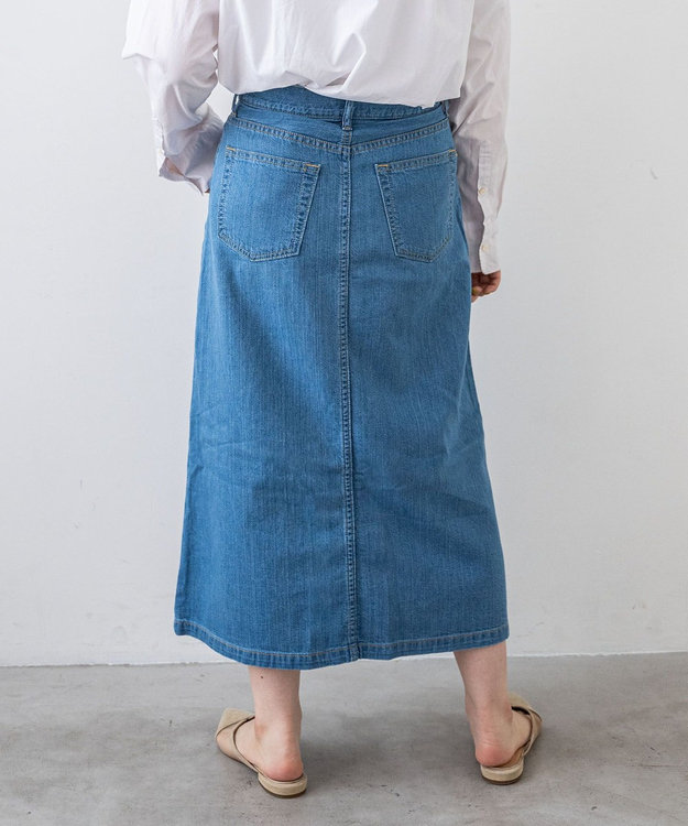 caqu FS 4/5丈 デニムスカート 3years