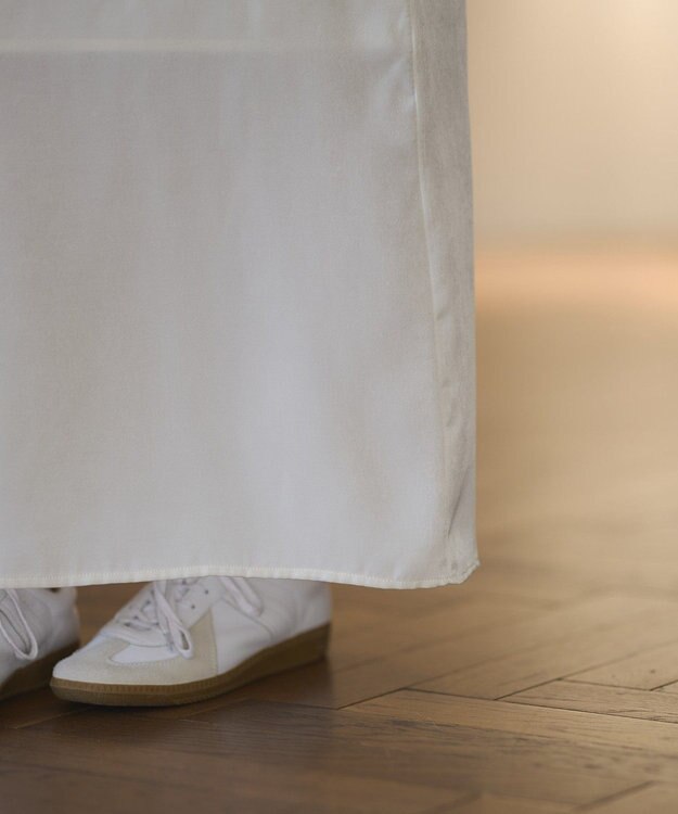 CRAFT STANDARD BOUTIQUE ダルサテンIラインスカート Ivory