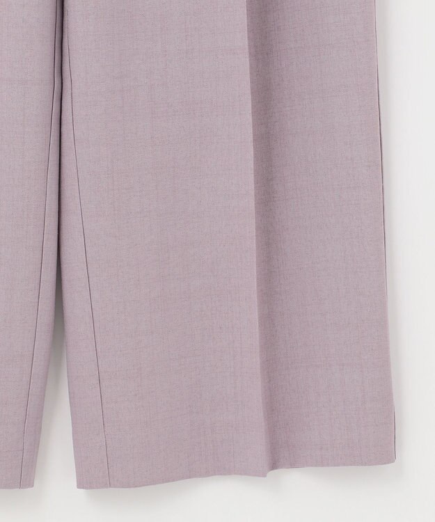 ANY SIS 【セットアップ対応】リネンライク ワイドパンツ ラベンダー