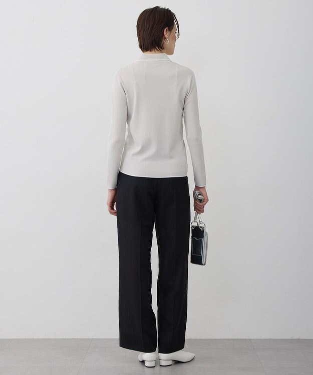 ICB L 【先行予約】 ハイツイストドライメッシュ ワイドストレートパンツ ブラック