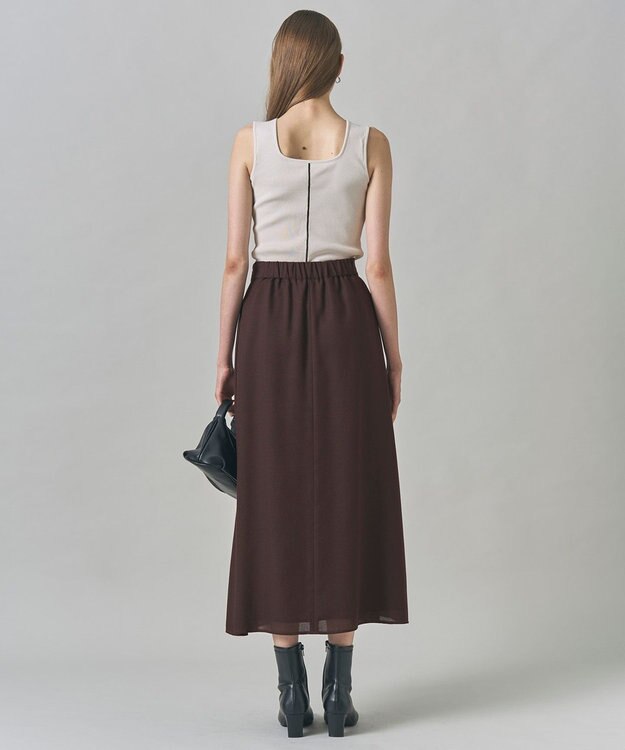 ICB 【洗える】【OUR WACOAL コラボ】カップイン スクエアネック タンクトップ トープ系