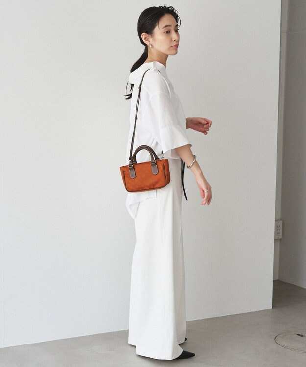 russet ナイロンジャガード2WAYミニショルダーバッグ（CE-1777） Trv-Brown
