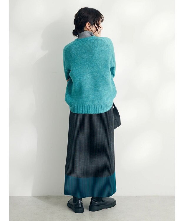 CRAFT STANDARD BOUTIQUE シンプルニットプルオーバー Blue Green