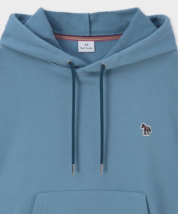 Paul Smith ゼブラワッペン パーカ グレイッシュブルー