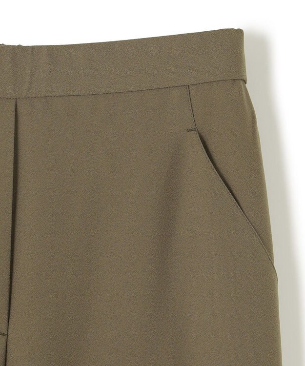 JOSEPH 【洗える】ノーブルサテン　ワイドトラウザーズ Moss