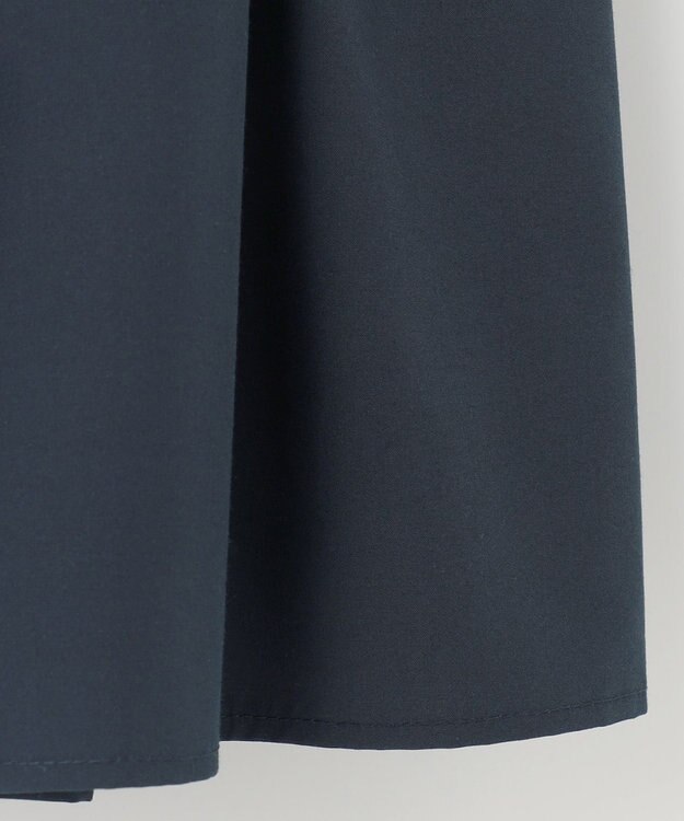 #Newans 【セレモニーにも】オープンカラーペプラムブラウス ネイビー