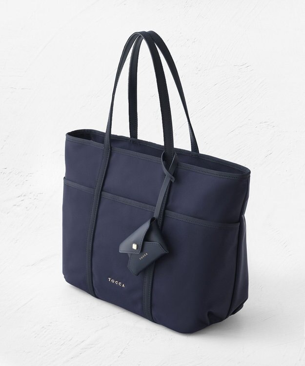 TOCCA  T-LETTERA NYLON BAG ナイロンバッグ【A4サイズ対応】 ネイビー系
