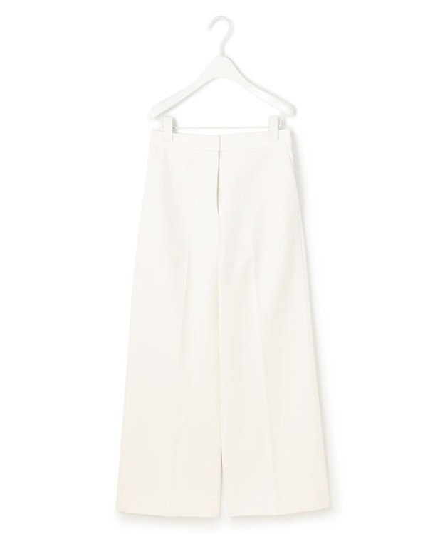 ICB 【洗える】 Peツイルダウンファブリック ワイドパンツ アイボリー系