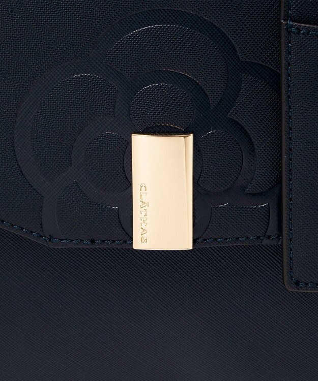 CLATHAS レアラ トートバッグ（ハードタイプ） ネイビー