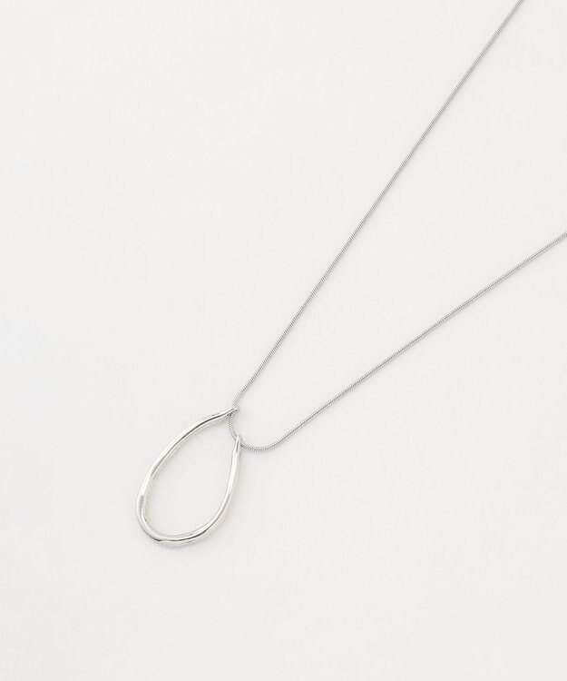 ANY SIS メタルリング ネックレス シルバー