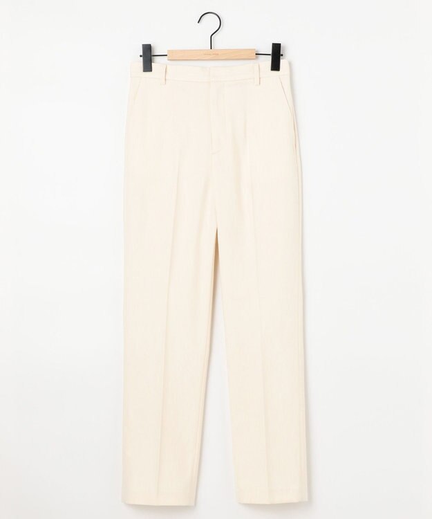 SHARE PARK LADIES 【洗える】TRストレートパンツ アイボリー