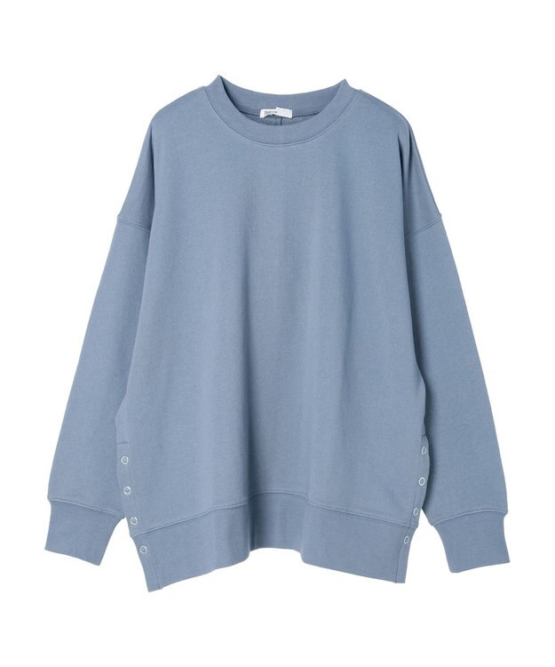 CRAFT STANDARD BOUTIQUE 裏毛リングドットプルオーバー Sax