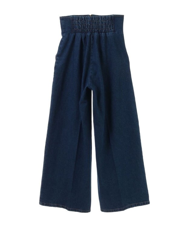 earth music&ecology フロントジップデニムパンツ Medium Indigo