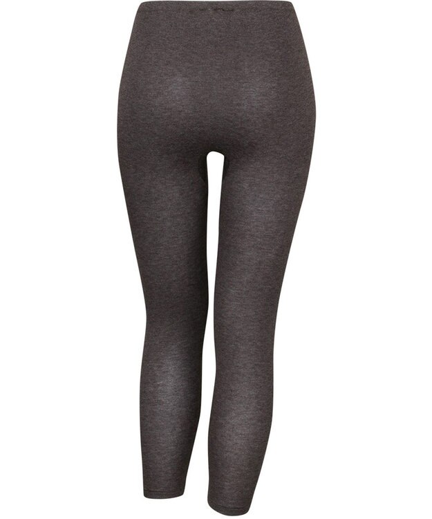 Wing あったかインナーボトム 綿混 裏起毛 よく伸びる素材 【ラクのびサーモ】 足首丈 秋 冬 ER6813 ウイング／ワコール ブラウン