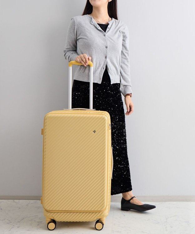 ACE BAGS & LUGGAGE HaNT ココント スーツケース 65L フロントポケット付 05512 ハント キャンドル・イエロー