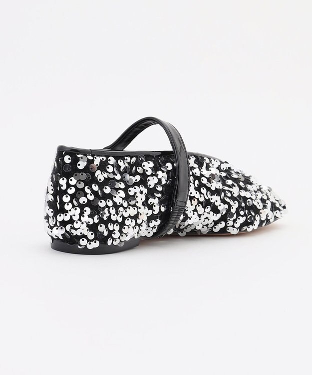 BEIGE， 【一部店舗限定】HENRI EN VARGO / MATHILDE スパンコールメリージェーン Silver