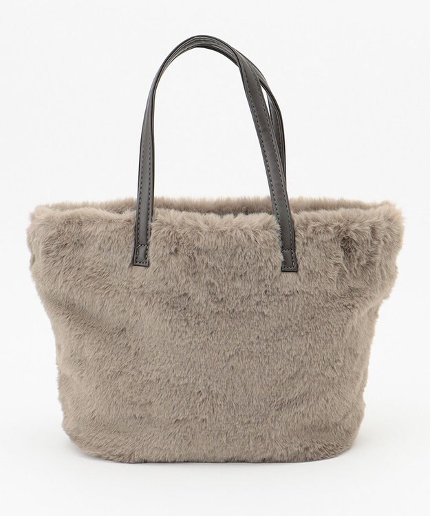 ANY ラウンドファーバッグ モカ