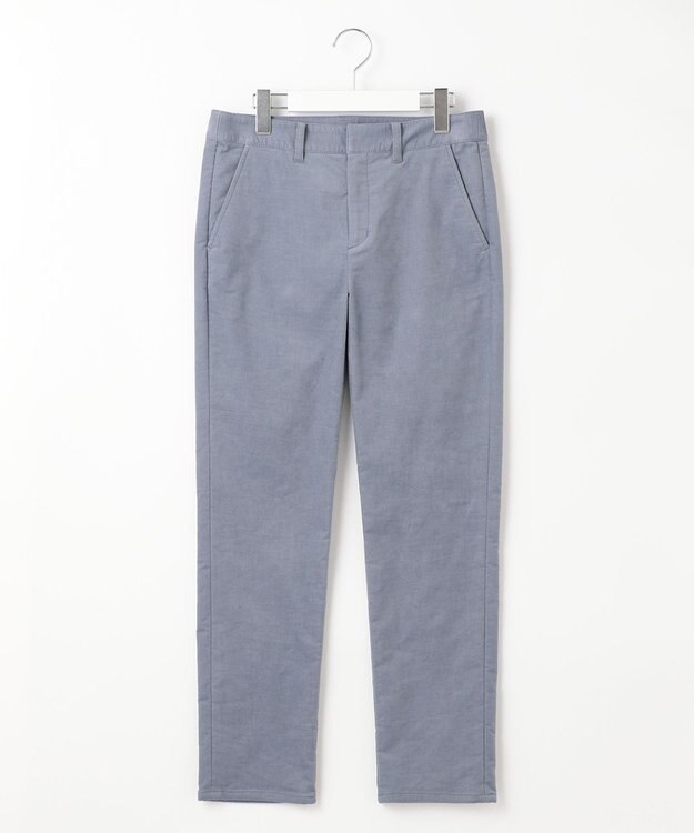 J.PRESS LADIES S 【洗える】AIRDUROYストレッチ パンツ ダルブルー系