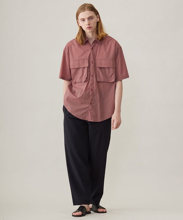 UNFILO MENS TENNEN TOUCH ワイドパンツ[23年春夏商品] ネイビー