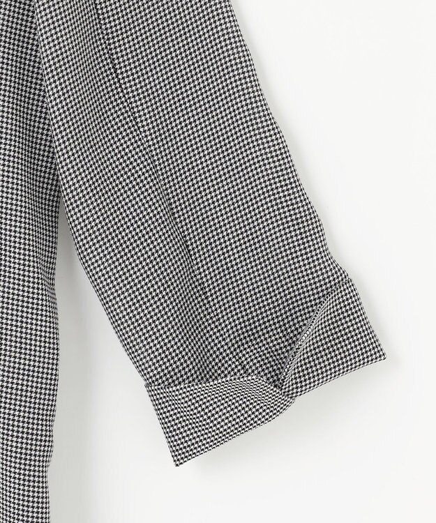 自由区 L 【洗える】ビエラチェックテーラード ジャケット ハウンドトゥース