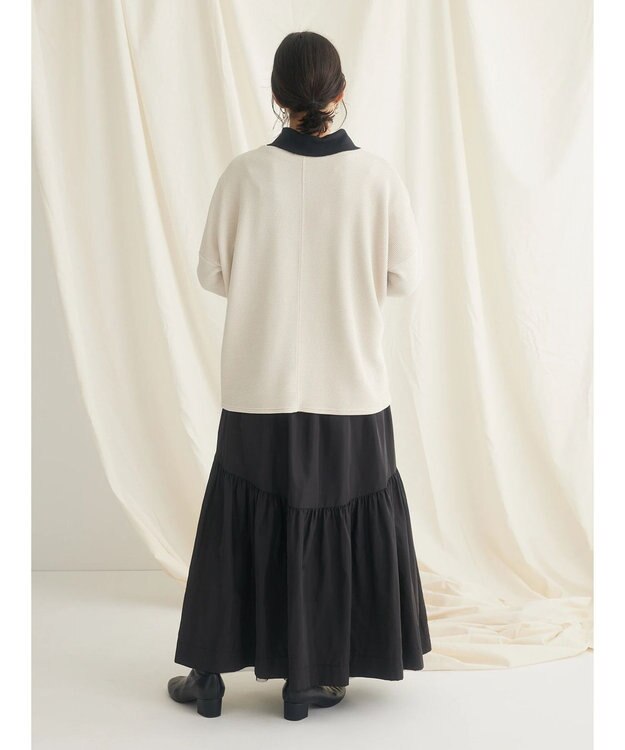 CRAFT STANDARD BOUTIQUE サイドリングボタンプルオーバー Gray Beige