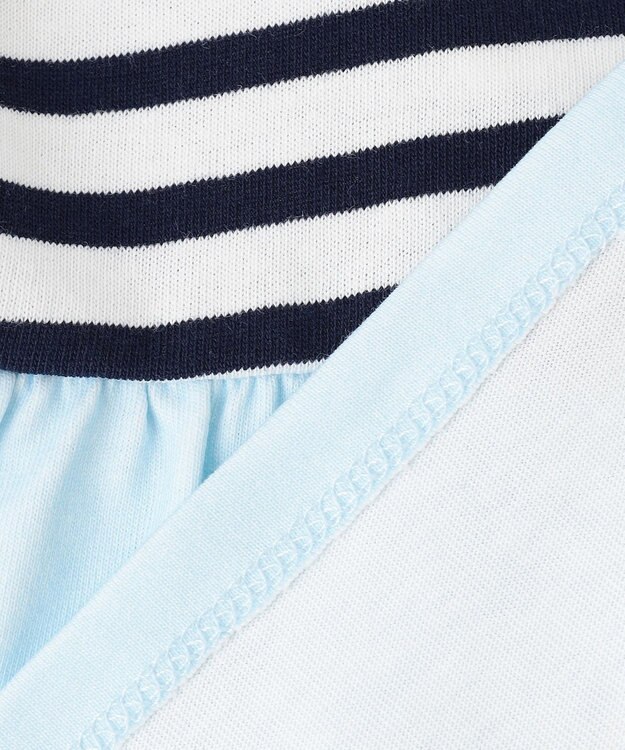 組曲 KIDS 【110-140㎝】ENOSUI Border Tシャツ ネイビー系1