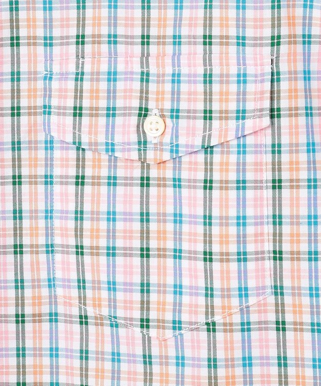 J.PRESS MEN 【SOMELOS / ソメロス】コットンオックス マルチチェックシャツ / B.D. ピンク系3