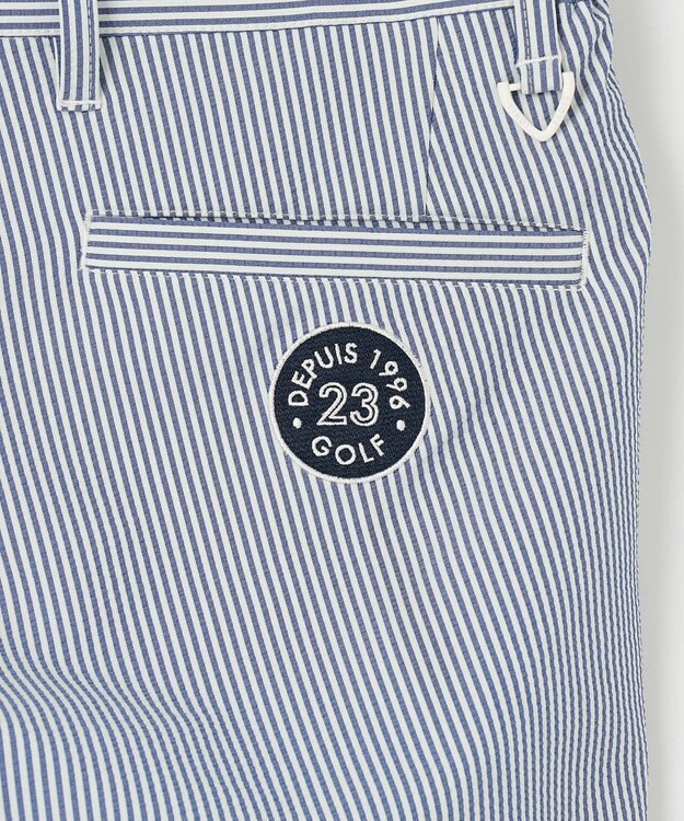 23区GOLF 【MEN】ストライプ柄 ショートパンツ ブルー系2