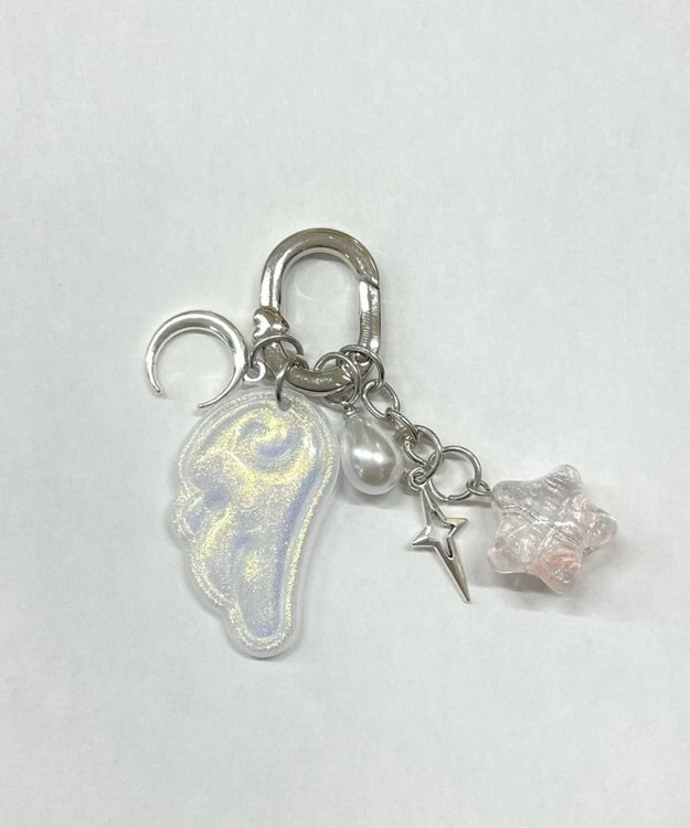 WEGO ミックスカラースターエンジェルキーホルダー 柄1