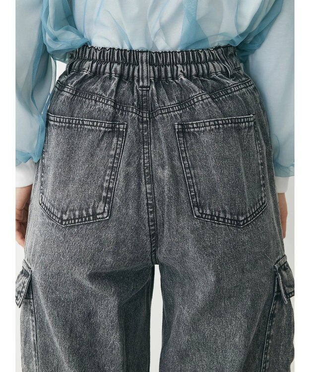 Green Parks ・ＥＬＥＮＣＡＲＥ　ＤＵＥ　デニムカーゴパンツ Gray Mixture