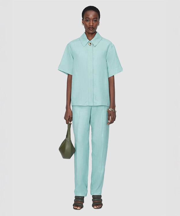 JOSEPH ライトリネンブレンド　シャツ Chambray