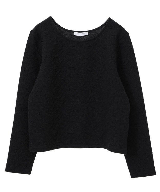 Green Parks シアーポコポコプルオーバー Black