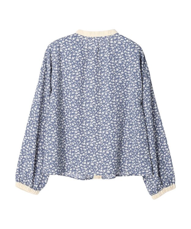 Green Parks ・ＥＬＥＮＣＡＲＥ　ＤＵＥコバナパイピングブラウス Blue