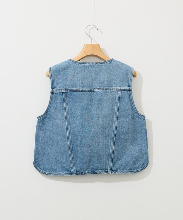 AMERICAN HOLIC ショート丈デニムベスト Light Indigo