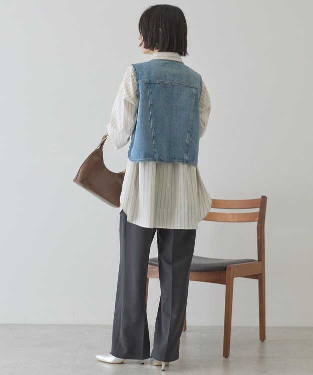 AMERICAN HOLIC ショート丈デニムベスト Light Indigo