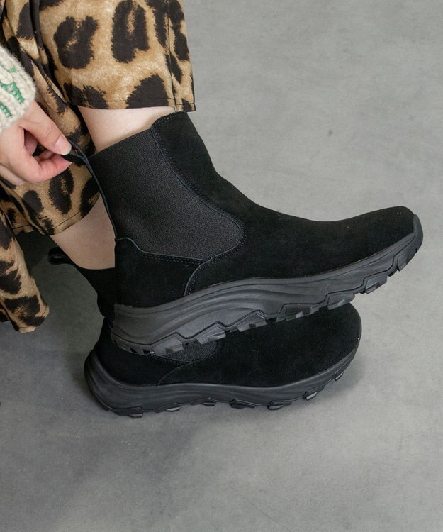 Bridget Birkin 【VINCULUM】サイドゴアスニーカーブーツ ブラックスウェード