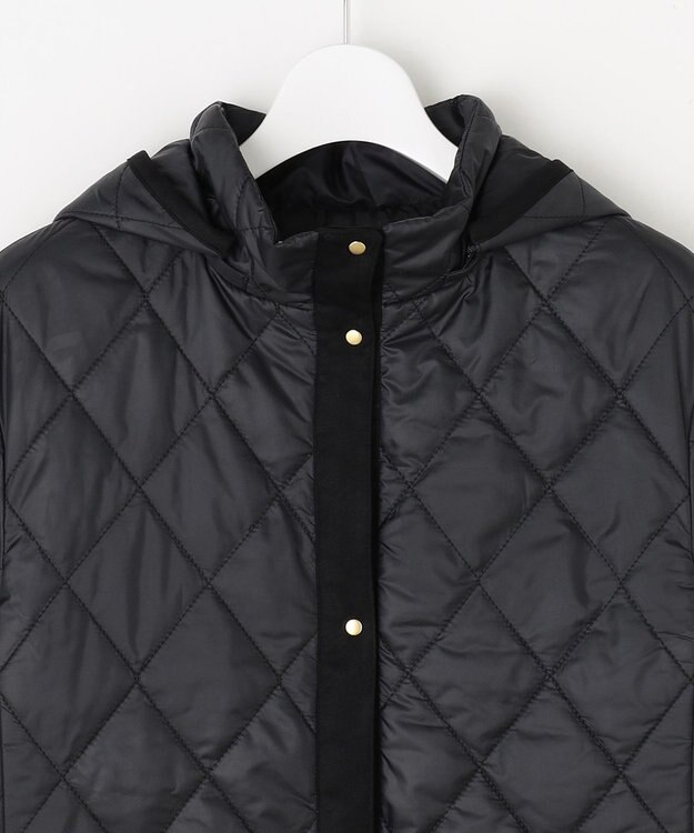 J.PRESS LADIES S 【WEB限定カラーあり・2way】コンパクトタフタキルティング  フーデッド コート 【WEB限定カラー】ネイビー系