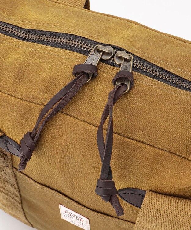 JOSEPH ABBOUD MOUNTAIN  FILSON TIN CLOTH ZIPPER TOTE BAG トートバッグ キャメル系