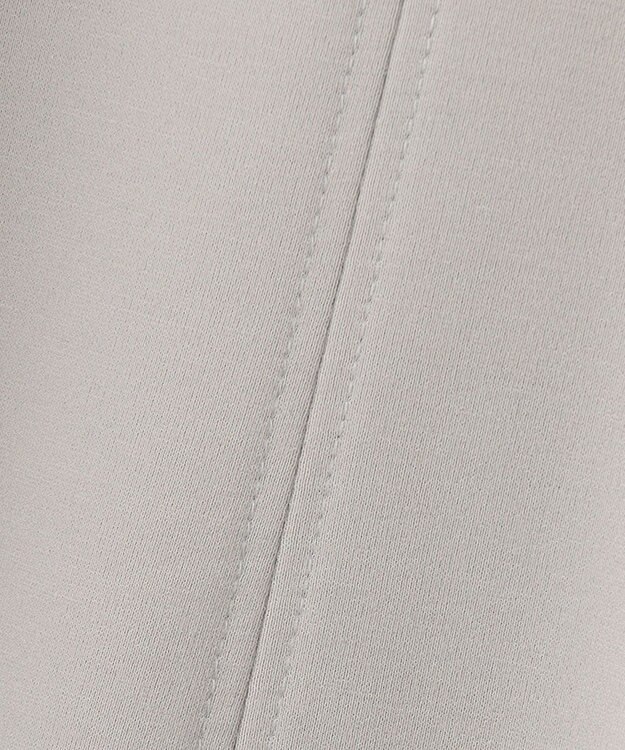 Feroux 【洗える】ジョーゼットコンビポンチ ワンピース アイスグレー系