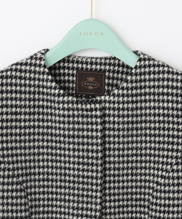 TOCCA 【消臭】RHYTHMIC PACE 千鳥柄コート ブラック系