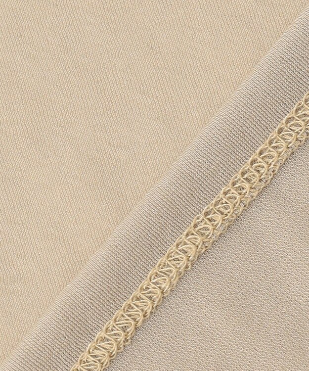 uncrave トリコットシフォン ハイネック カットソー（uncrave STANDARD） ベージュ