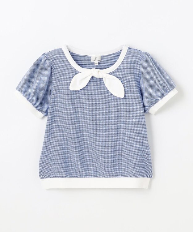 組曲 KIDS 【110-140㎝】マリンカノコ Tシャツ ブルー