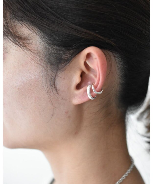 yoaa シルバー925 コーラル イヤーカフ シルバー925