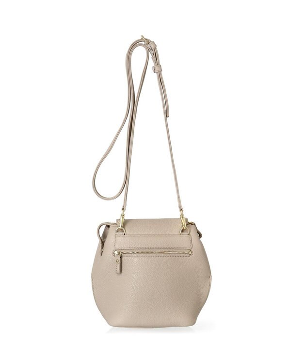 IBIZA アニマーダ　牛革　ポシェット（フクロウ） ライトグレー