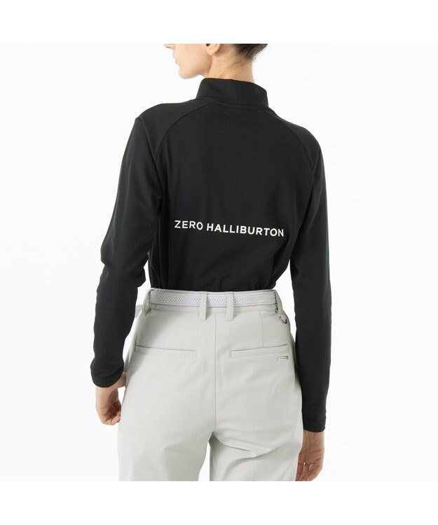 ZERO HALLIBURTON 【吸水速乾・保温】 Octa モックネックトップス ZHG-W5A6b 85144 ブラック